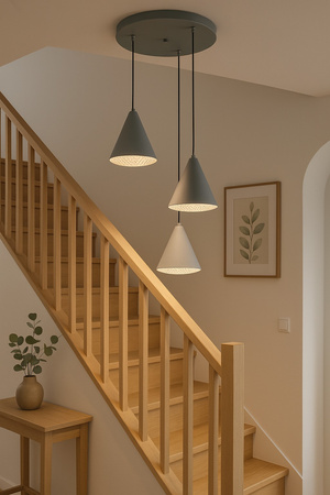 Lampa wisząca BETON 3xE27 175cm ULFN254 Unilight