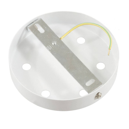 Okrągła podsufitka maskownica metalowa 6 otworów Creative cables BKRM126F-KRM126FVBO