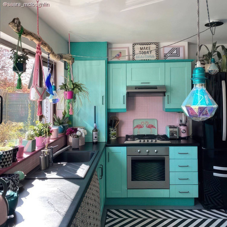 Duża okrągła podsufitka rozeta sufitowa Rose-One, średnica 200 mm, 2 otwory i 4 otwory boczne Creative cables BKROR203TF-KROR203TF103