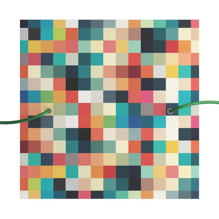 Kwadratowa podsufitka maskownica sufitowa XXL Rose-One, 400 mm, 2 otwory i 4 otwory boczne- PROMOCJA Creative cables BKROQ402F-PROMO-KROQ402F201