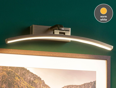 Oprawa ścienna BENTO LED 8.5W 480lm 400mm 3000K 230V mosiądz antyczny PAULMANN PL95560