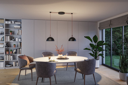 Zacisk prosty taśmy systemu ULine 2 szt. IP20 czarny / aluminum PAULMANN PL94623