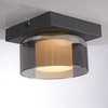 Lampa Sufitowa Czarny RIKA 003902-032205 Newgarden