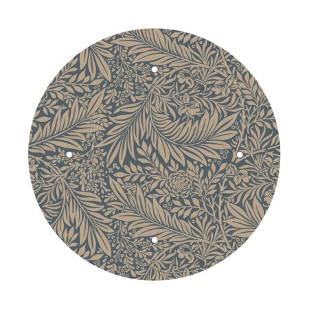 Duża okrągła podsufitka maskownica sufitowa XXL Rose-One, średnica 400 mm, 4 otwory i 4 otwory boczne - PROMOCJA Creative cables BKROR404F-PROMO-KROR404F302