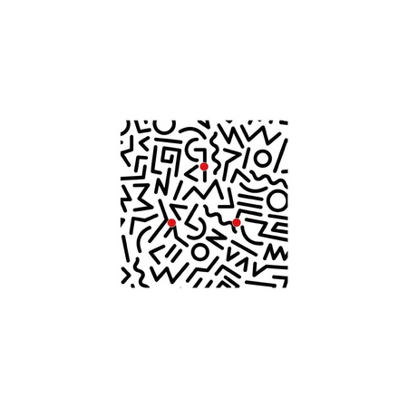 Duża kwadratowa podsufitka maskownica Rose-One, 200 mm, 3 otwory i 4 otwory boczne - PROMOCJA Creative cables BKROQ203TF-PROMO-KROQ203TF202