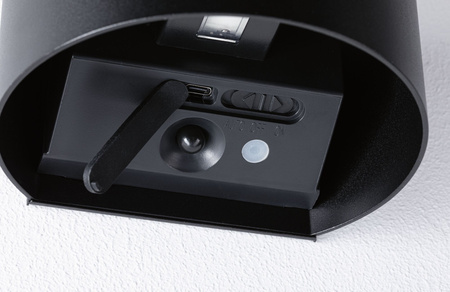 Mobile Wandl Nyora Sensor IP44 Sz Alu PAULMANN PL71284