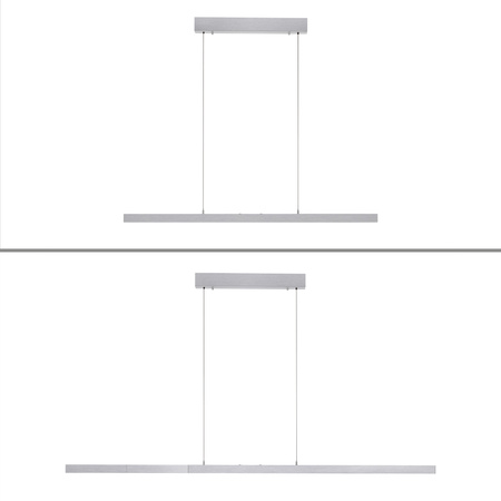 Lampa Wisząca Srebrny ADRIANA COMFORT LIFT 003902-032876 Newgarden