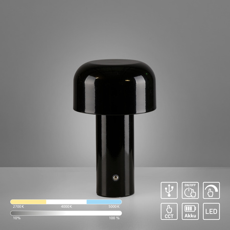 Lampa Stołowa Czarny AGNES 003902-030538 Newgarden