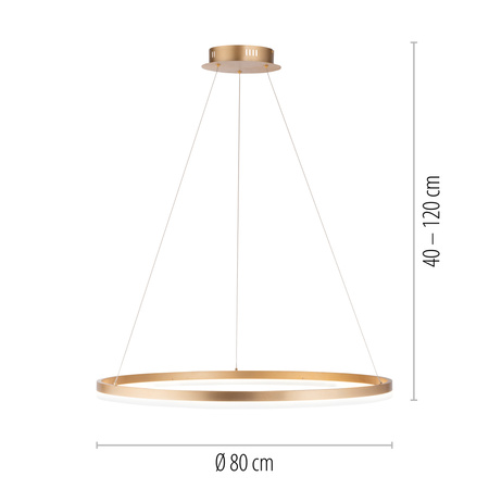 Lampa Wisząca Matowy brąz TITUS 003902-031285 Newgarden