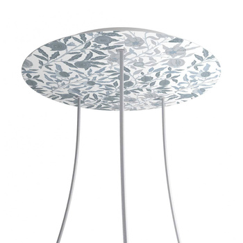 Duża okrągła podsufitka maskownica sufitowa XXL Rose-One, średnica 400 mm, 3 otwory i 4 otwory boczne - PROMOCJA Creative cables BKROR403TF-PROMO-KROR403TF301