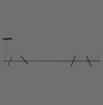 Lampa Wisząca Czarny PURE-TUTUA 003902-028712 Newgarden