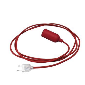 Silikonowa lampa Snake z włącznikiem i wtyczką Creative cables B-PSSSW-17-PSSRSSEUTSW5RC35