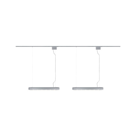 URail Zwis Barre max. 6x10W GU10 Chrom Mat 230V Aluminium