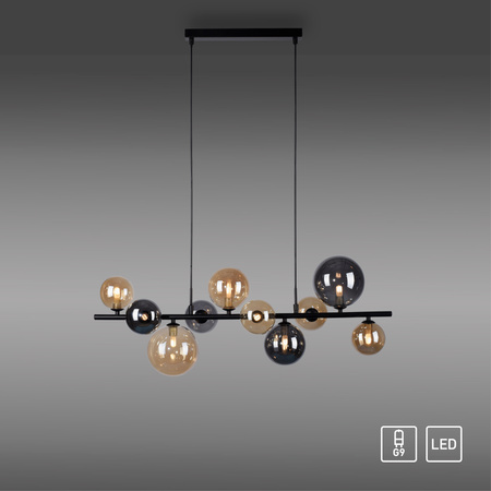 Lampa Wisząca Smoky/bursztyn POPSICLE 003902-032161 Newgarden