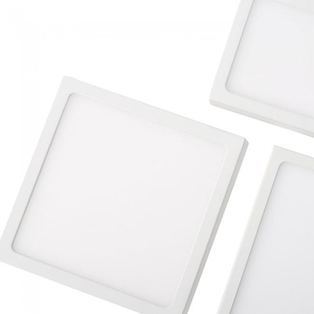 Natynkowy panel LED - kwadrat - Neutralna barwa - 24W ULPN48 Unilight