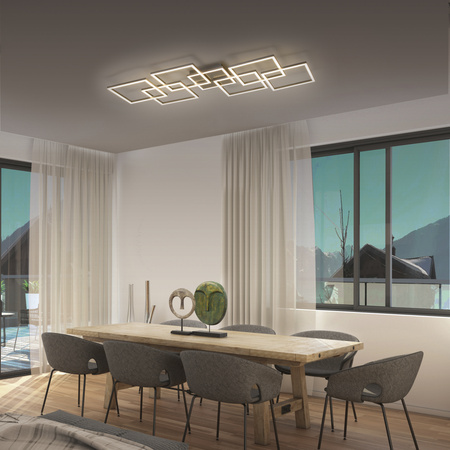 Lampa Sufitowa Stalowy Q-INIGO 003902-032102 Newgarden