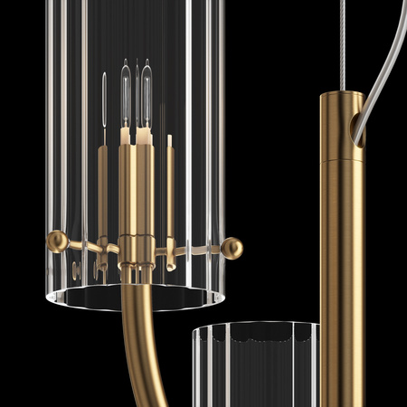 Lampa wisząca BRASS Arco Maytoni MOD223PL-03BS