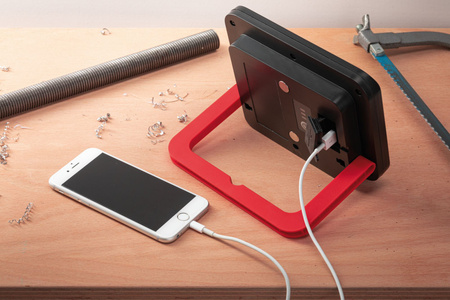 Outdoor Mobile Worklight IP65 5W 440lm 6500K 5V ładanie USB Ściemnialne