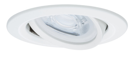 Oprawa do wbudowania NOVA COIN LED DIM wychylna GU10 max.35W 84mm 230V biały mat