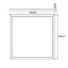 Panel LED - 297x297mm - Ciepła barwa - 12W ULPN25 Unilight