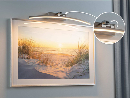 Oprawa ścienna BENTO LED 10W 520lm 500mm 3000K 230V aluminium szczotkowane PAULMANN PL95558