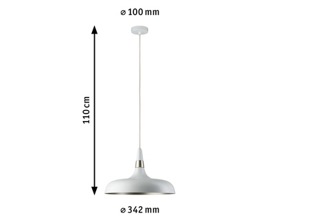 Juna PL 340mm 1x20W E27Wsz Go Met PAULMANN PL78484