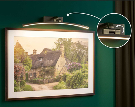 Oprawa ścienna BENTO LED 10W 520lm 500mm 3000K 230V mosiądz antyczny PAULMANN PL95561