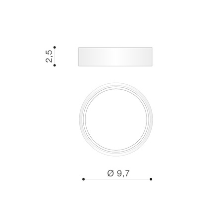 ADAMO RING MATT BLACK Azzardo AZ2567