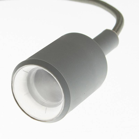 Silicone Light Bulb Socket Kits - E26 Creative cables BK26SILICONLAMP-K26SILICONLAMPGRI