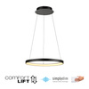 Lampa Wisząca Czarny HOOP 003902-032165 Newgarden
