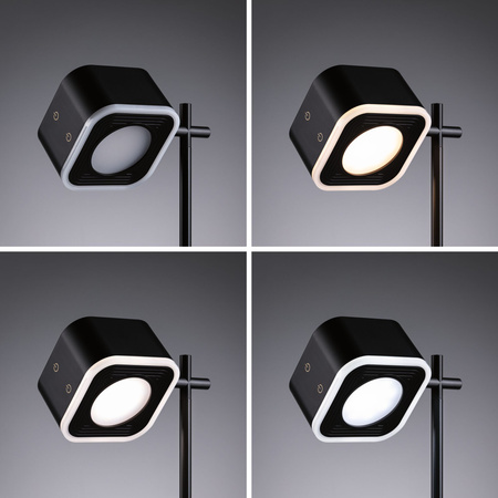 Lampka stołowa VARIA LED 3W DIM USB-C 2700K-6500K magnes klips 250/60lm 5V czarny / metal PAULMANN PL71171