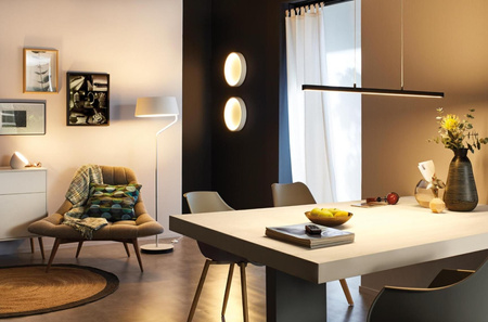 Lampa podłogowa BELAJA LED DIM 22W 1250lm 2700K 230V biały / chrom mat / metal