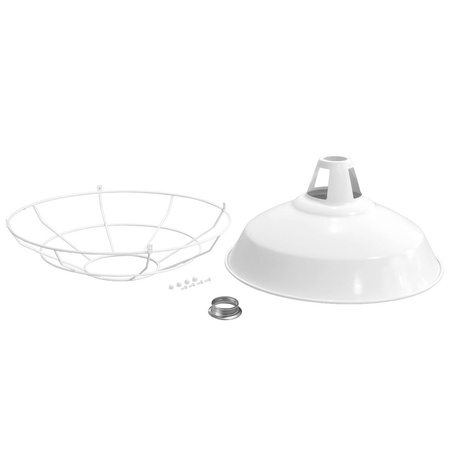 Klosz Harbour z metalową klatką Creative cables BKPAM09GA-KPAM09VBLGAVBO