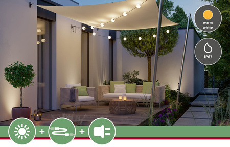 Outd P+S Naima 5,8m 3000K IP67 PAULMANN PL94910