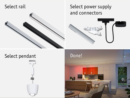 URail ZB Pendel Tyros RGBW 4,5W Signws m PAULMANN PL95683