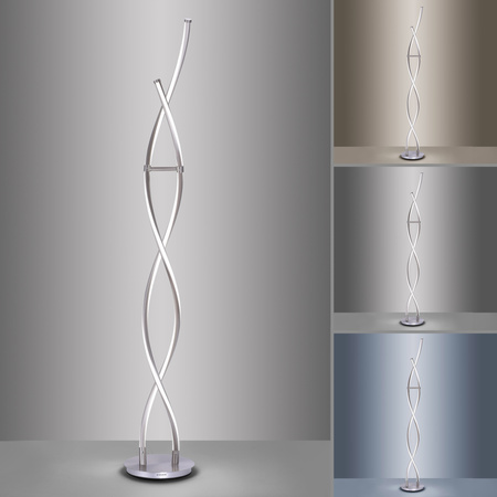 Lampa Podłogowa Stalowy Q-MALINA 003902-031365 Newgarden