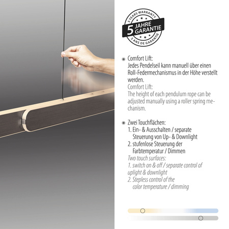 Lampa Wisząca Ciemnometalowy-brązowy ADRIANA ROUND 003902-032159 Newgarden