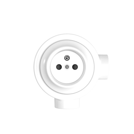 Zestaw uchwytów ściennych w stylu francuskim i podstawa do Creative-Tubes z porcelany Creative cables BKPFRAF-KPFRA2FBIA