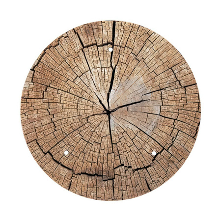 Duża okrągła podsufitka maskownica sufitowa XXL Rose-One, średnica 400 mm, 3 otwory i 4 otwory boczne - PROMOCJA Creative cables BKROR403TF-PROMO-KROR403TF304