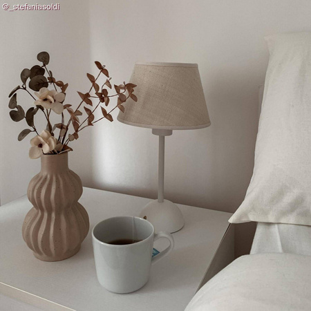 Przenośna i ładowalna lampa Cabless12 z żarówką Drop do klosza Creative cables BCABLESS12-B02-CABLESS12-VB-B02