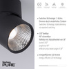 Lampa Sufitowa Czarny PURE-NOLA 003902-031716 Newgarden