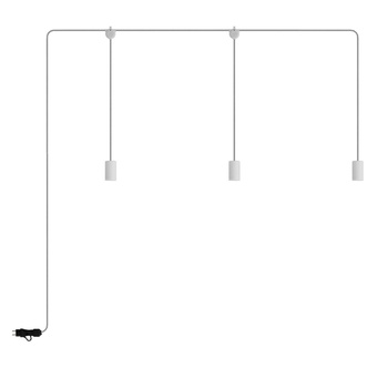 E-Snake EIVA przenośna lampa zewnętrzna IP65 z 3 źródłami światła Creative cables BPSE3MDR18-PSE3EL01BISM01