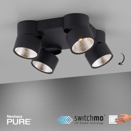 Lampa Sufitowa Czarny PURE-NOLA 003902-031717 Newgarden