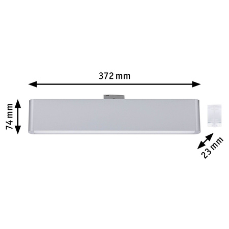 Oprawa na szynoprzewód URail CERIS LED 3-STEP DIM 9,5W 800lm IP20 3000K 230V chrom matowy / aluminium PAULMANN PL95711