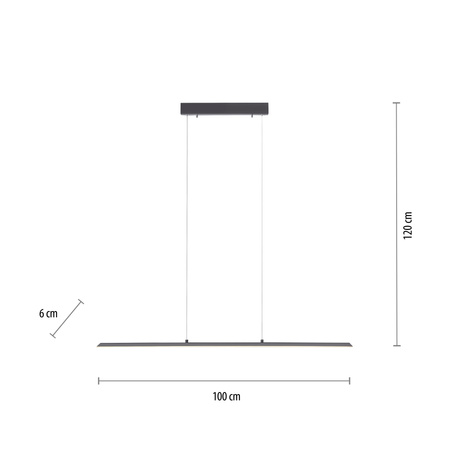 Lampa Wisząca Antracyt PURE-LITE 003902-029355 Newgarden