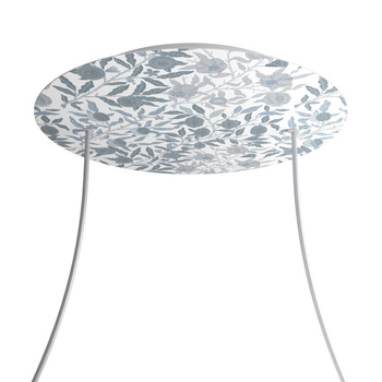 Duża okrągła podsufitka maskownica sufitowa XXL Rose-One, średnica 400 mm, 2 otwory i 4 otwory boczne - PROMOCJA Creative cables BKROR402F-PROMO-KROR402F301