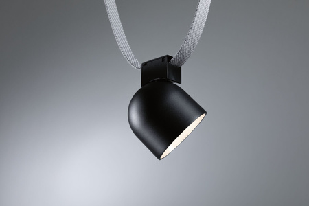 Reflektor systemu ULine RONDE LED 7W 405lm 3000K 85mm IP20 48V czarny / aluminium PAULMANN PL94617