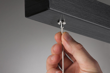 Lampa wisząca APTARE LED SH Zigbee 2x18 1X18W 2700K 230V czarny matowy