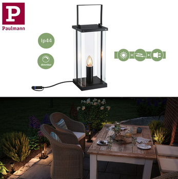 Oprawa ogrodowa Plug & Shine LATARNIA 515mm 2W 1900K IP44 24V antracyt / metal