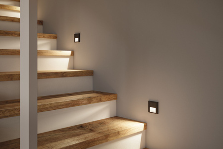 Oprawa przyschodowa TSARO LED czujnik ruchu i zmierzchu kwadrat 1x1,W 80lm 2700K IP20 230V czarny matowy / tworzywo sztuczne PAULMANN PL80004